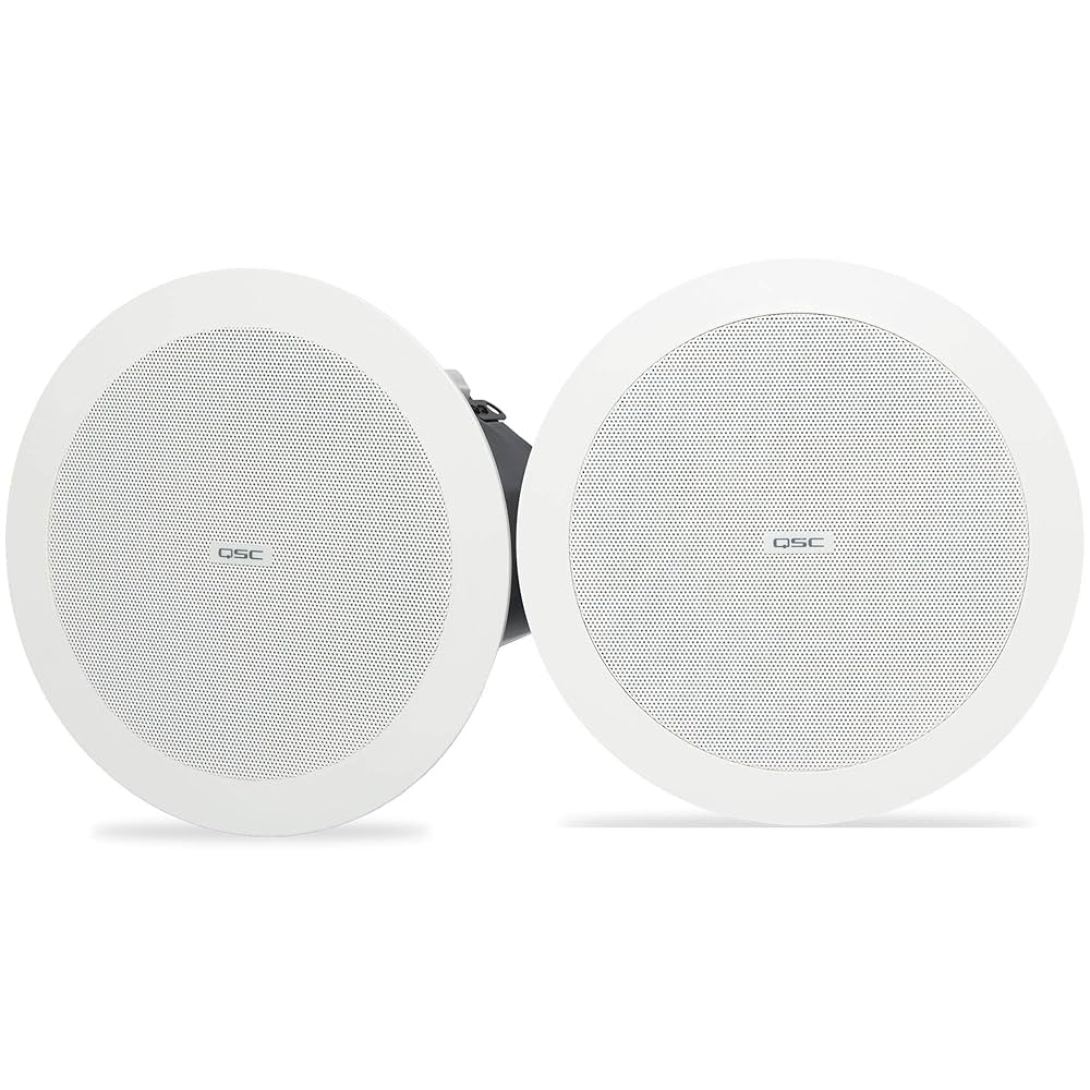 Amazon.com: QSC AD-C4T 4.5 inch 2-way Ceiling Speaker